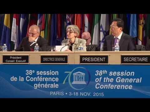 Moment image for 38th UNESCO General Conference in Paris
