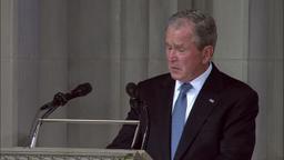 Bush attends John McCain's funeral