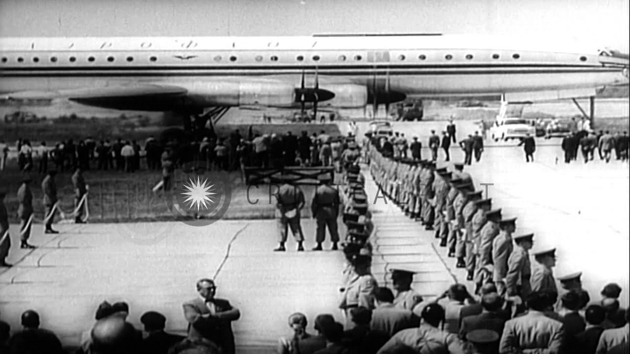 Moment image for Eisenhower and Khrushchev meet at Camp David