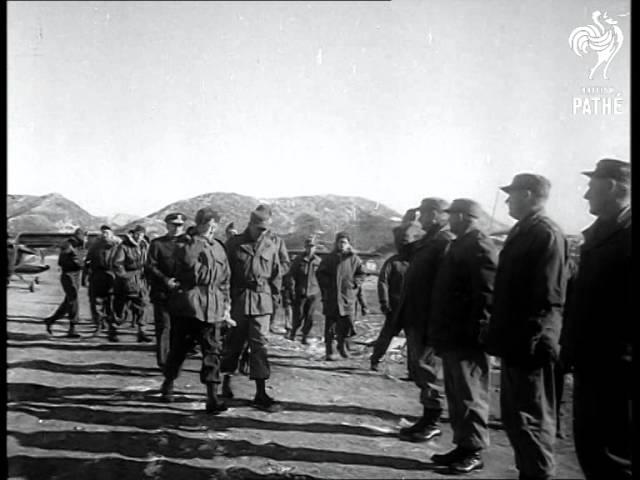 Moment image for Eisenhower visits Korea during stalemate