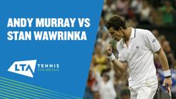 Match between Andy Murray and Stanislas Wawrinka