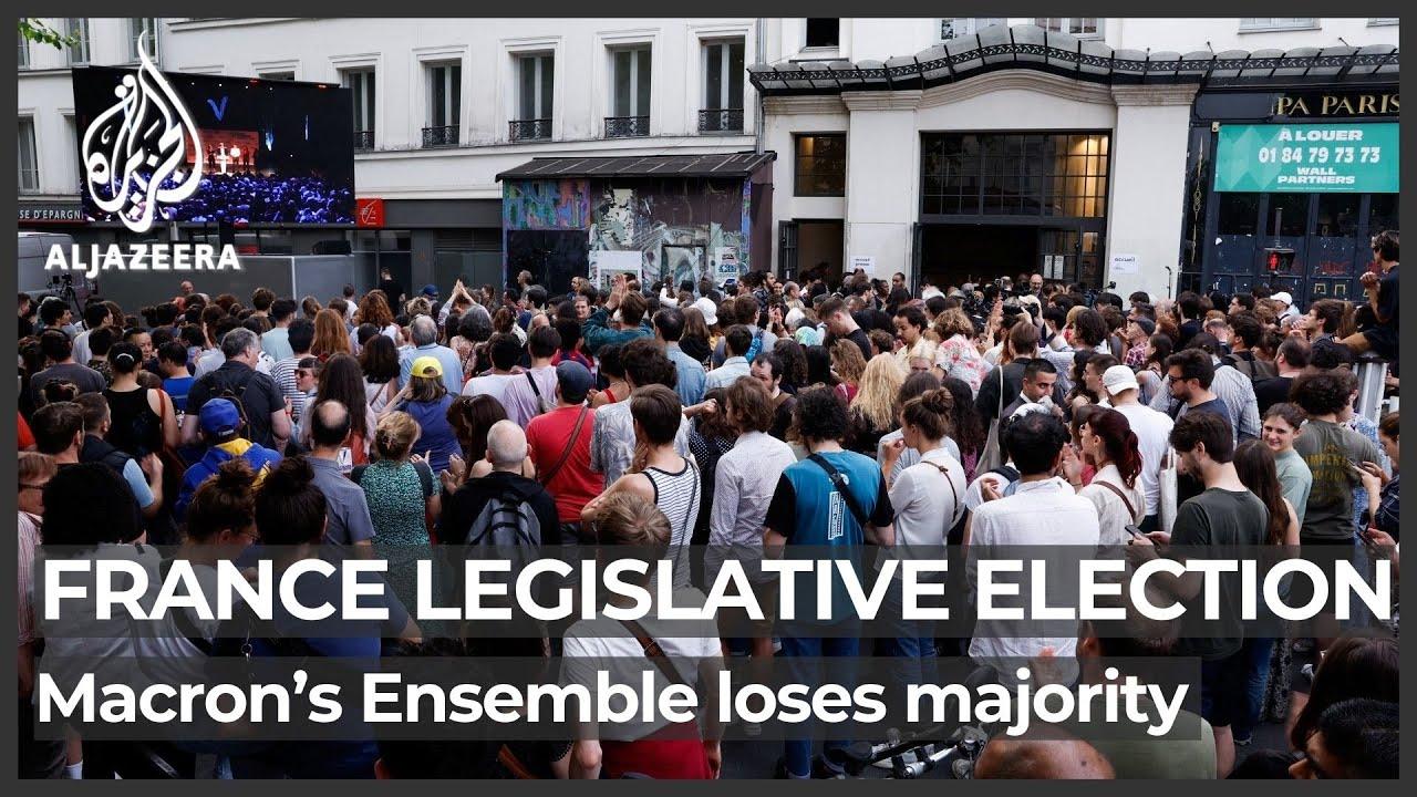 Moment image for Macron's Tarmac Speech and Parliamentary Loss