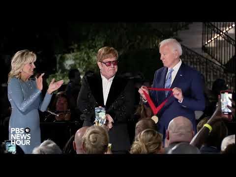 Moment image for John Receives National Humanities Medal