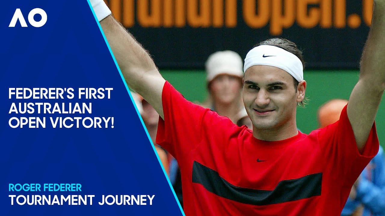 Moment image for Federer wins first Australian Open