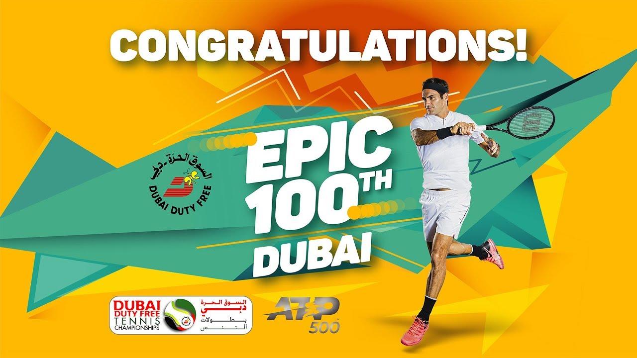 Moment image for Federer Wins 100th Career Singles Title