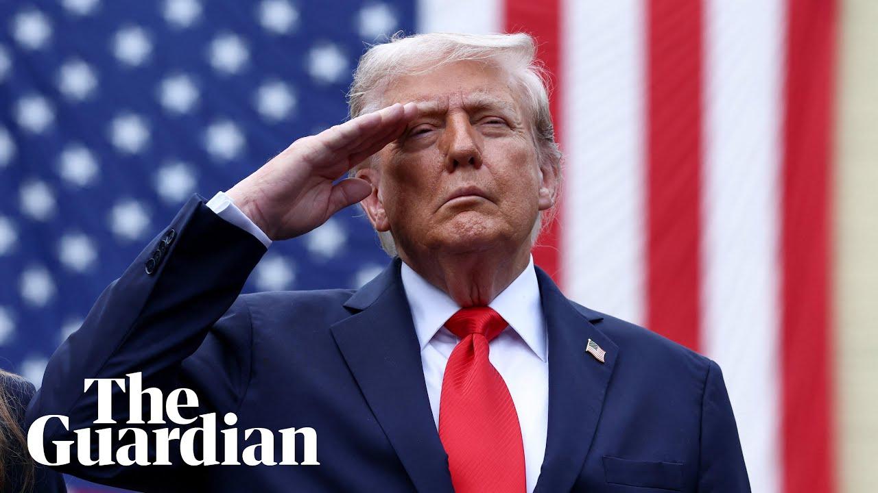 Moment image for Trump announced posthumous Presidential Medal of Freedom for Kirk