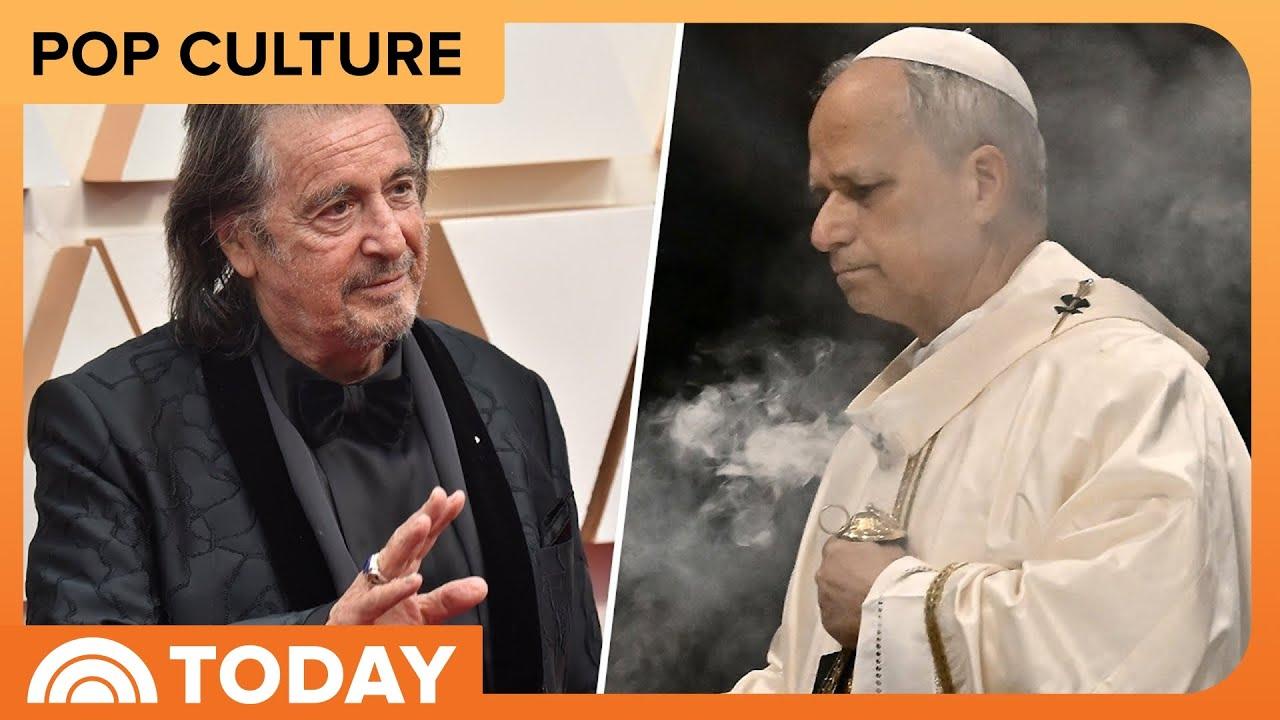 Moment image for Pacino Meets Pope Leo XIV