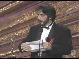 Winning Academy Award for Scent of a Woman