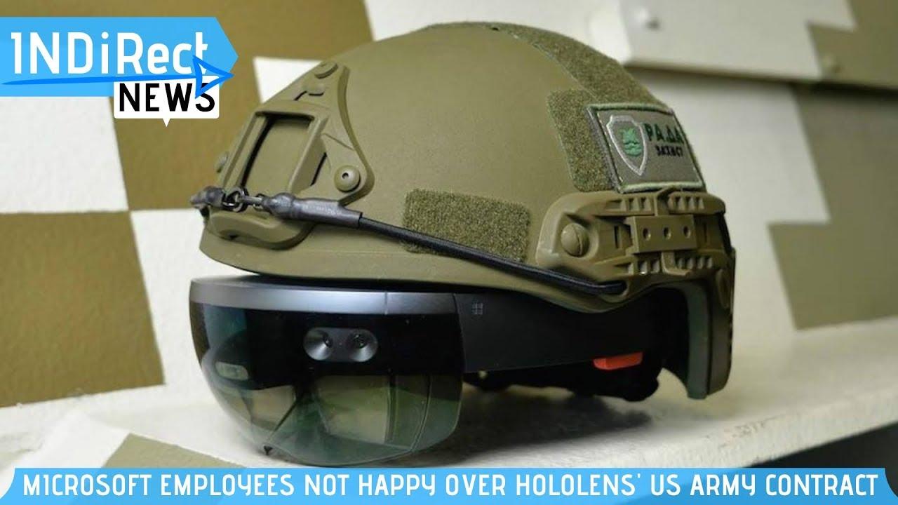 Moment image for Microsoft employees protest VR headset contract