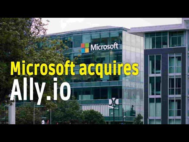 Moment image for Microsoft Acquires Ally.io Software Company