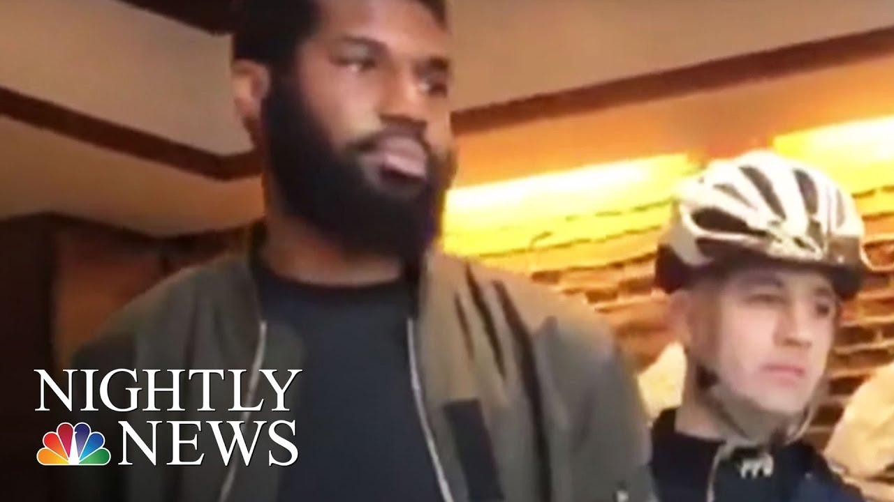 Moment image for Two Black Men Arrested in Philadelphia Starbucks