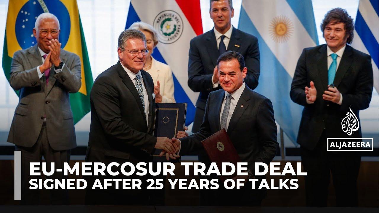 Moment image for EU–Mercosur Trade Agreement Signed