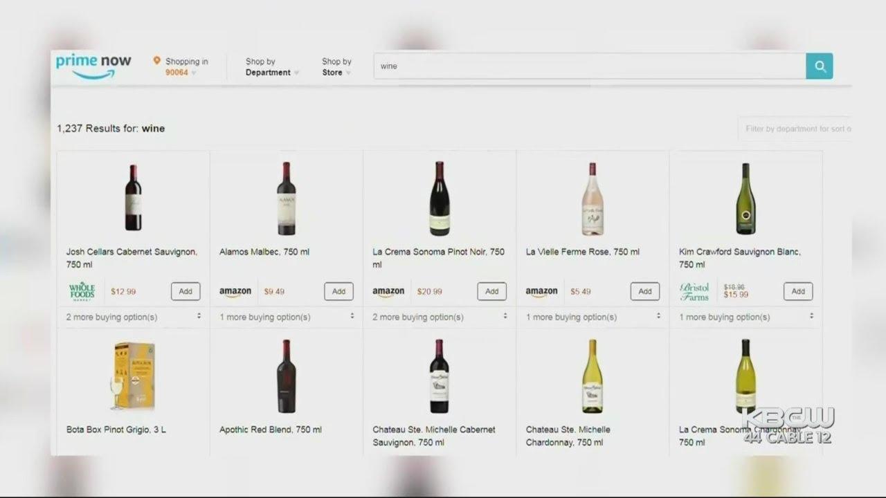 Moment image for Amazon applied for liquor store in San Francisco