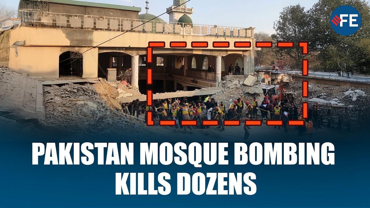 Moment image for Suicide Bombing at Khadija Tul Kubra Mosque in Islamabad Kills Dozens