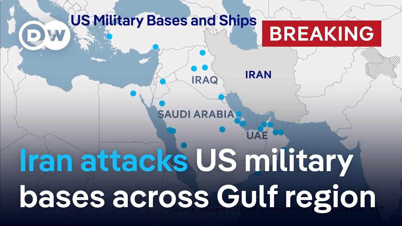 Moment image for Iran Attacks US Military Bases in Gulf Countries