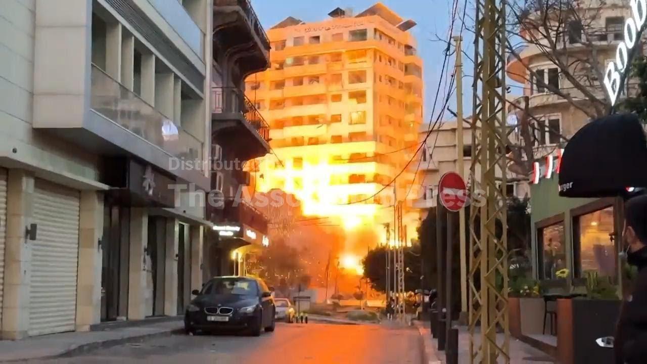 Moment image for Israeli Overnight Strikes Hit Central Beirut and Kill Hezbollah-Linked Figures
