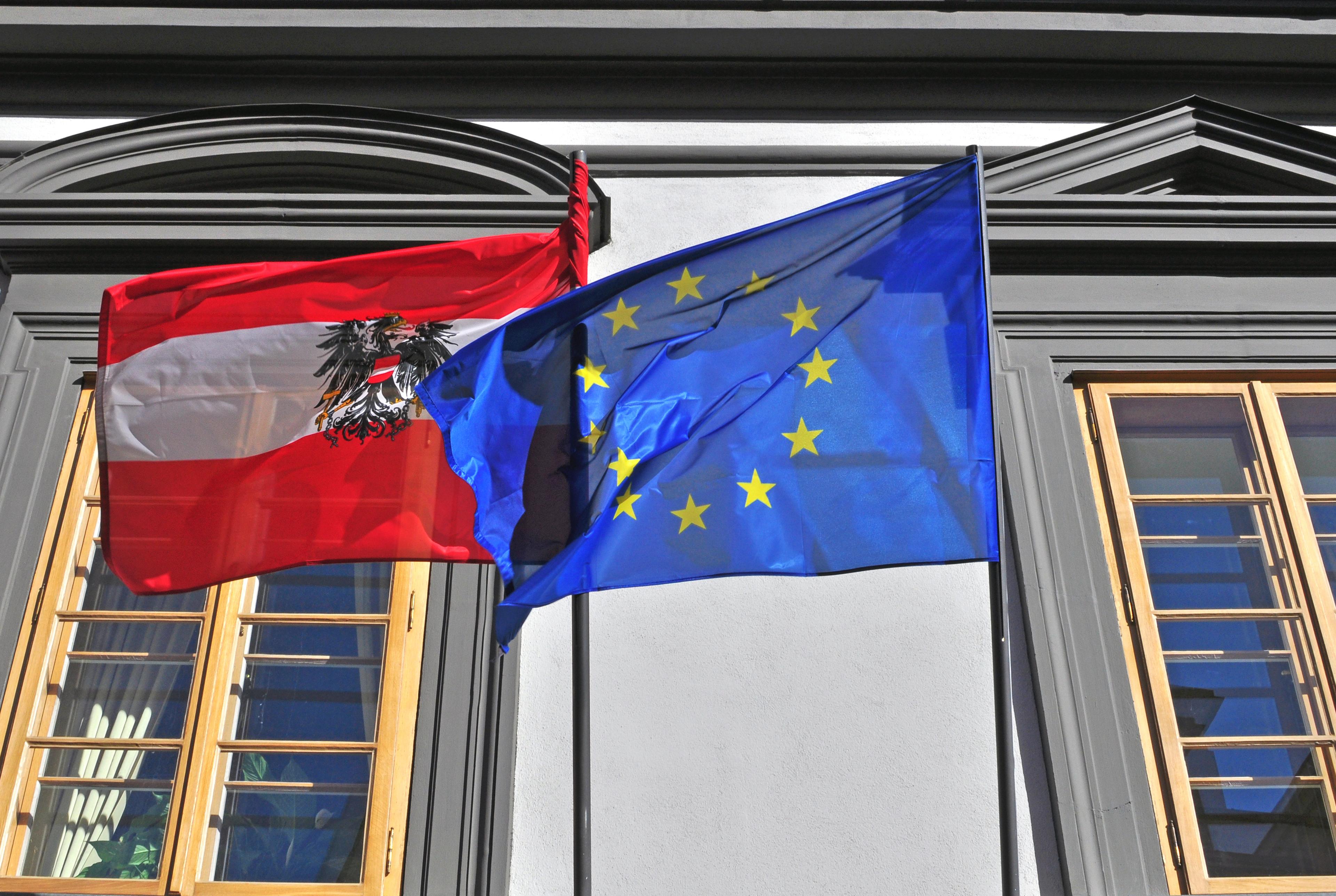 Moment image for Austria becomes a member of the European Union.