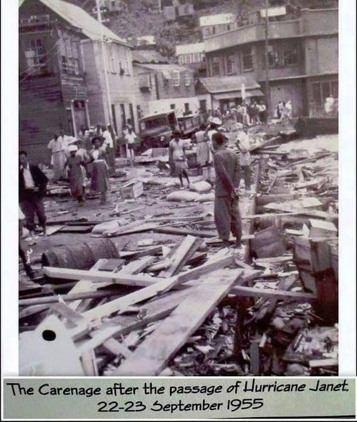 Moment image for Hurricane Janet: Devastation in Grenada, Loss of 500 lives, Destruction of Nutmeg Industry.