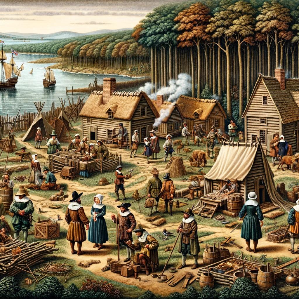 Moment image for Establishment of the Jamestown Settlement 