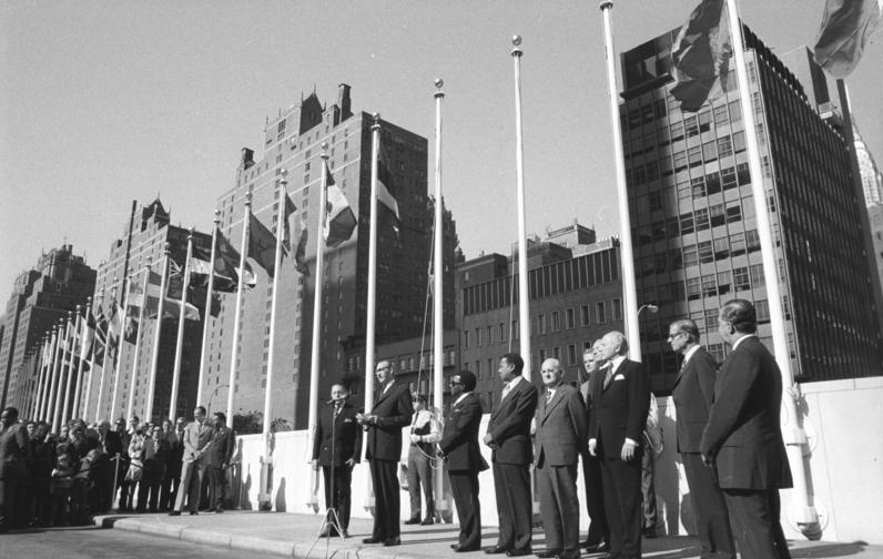 Moment image for Unified Germany's UN membership signifies reunification's global recognition and international integration post-Cold War divide.