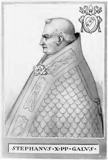 Moment image for Frederik van Lotharingen becomes Pope Stephen IX [X]