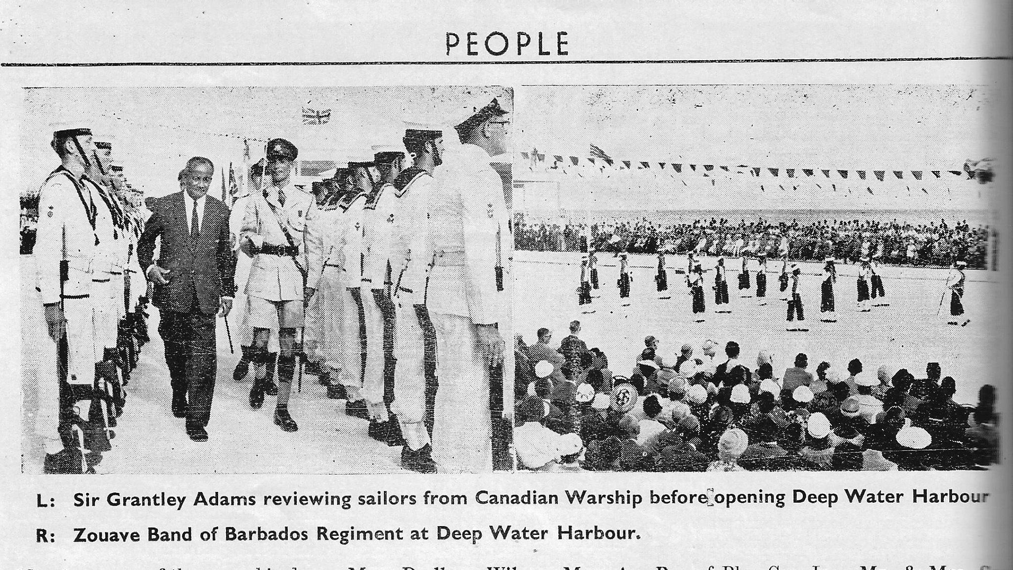 Moment image for Deep Water Harbour in Bridgetown officially opened