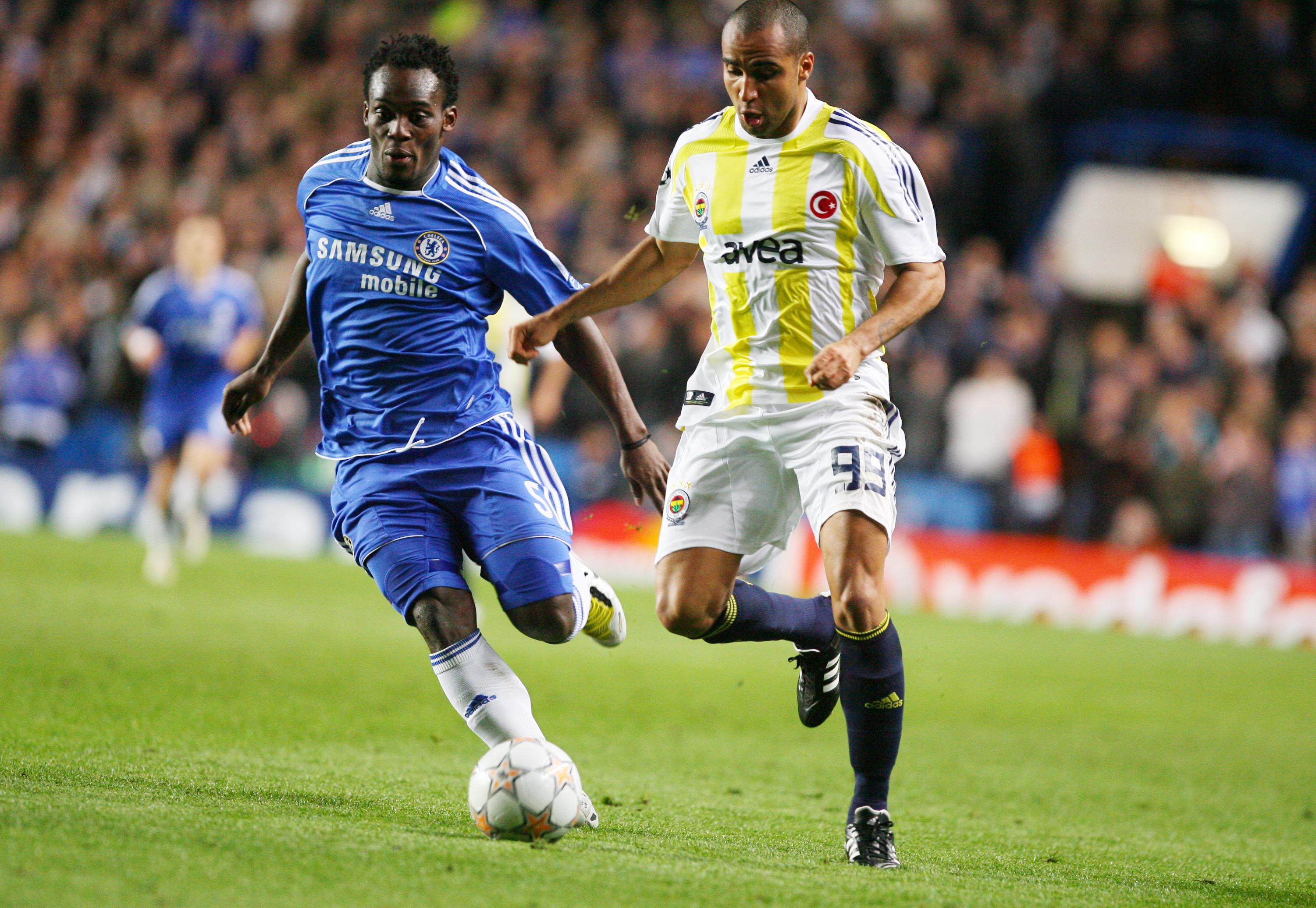 Moment image for Chelsea sign Michael Essien for then-record £24.4 million transfer fee.
