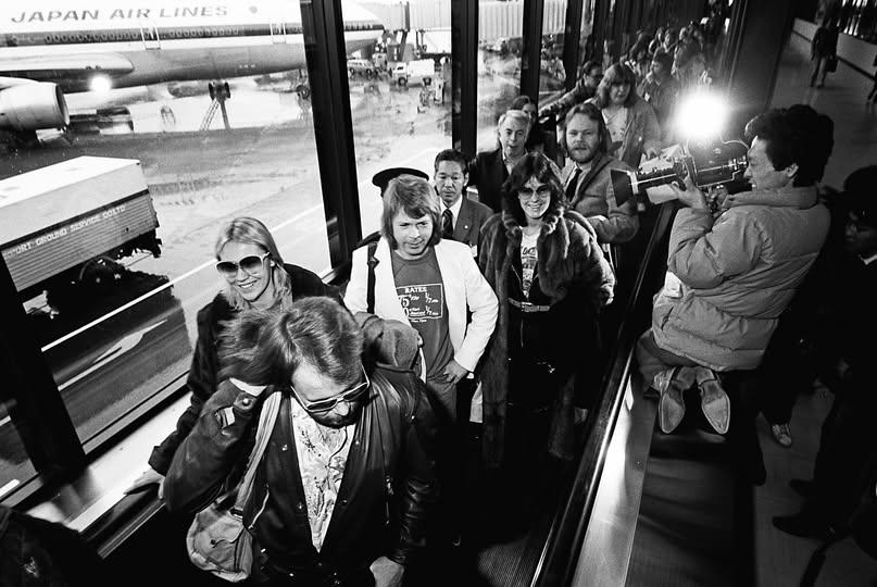 Moment image for ABBA's Arrival at Narita: Global Fame, Universal Appeal