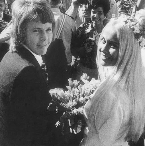 Moment image for Agnetha and Björn's marriage: the foundation of ABBA's global success and personal influence.