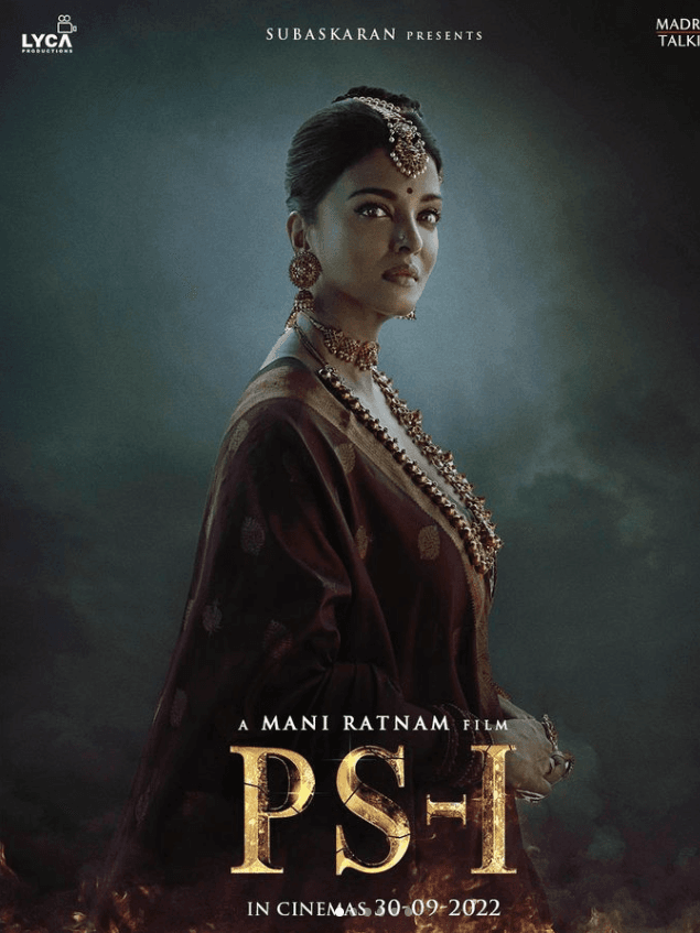 Moment image for Aishwarya Rai shines in dual roles in Tamil historical drama 'Ponniyin Selvan: I'.