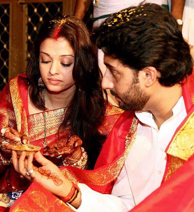 Moment image for Aishwarya Rai and Abhishek Bachchan's grand Bollywood wedding and their prominent industry influence.