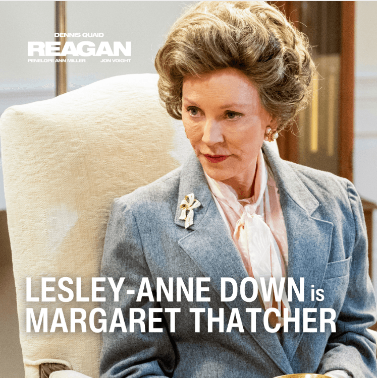 Moment image for Portrayed by Lesley-Anne Down in Reagan