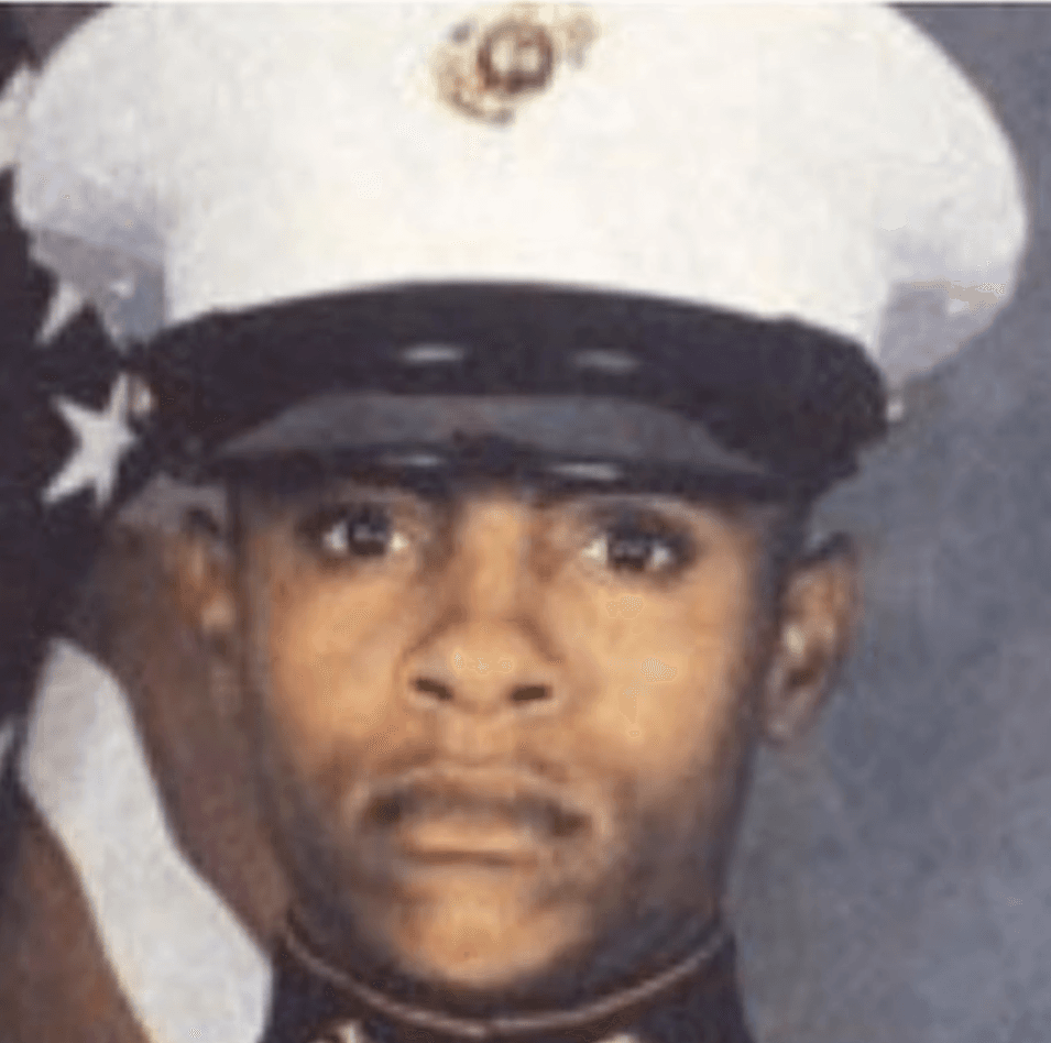 Moment image for Shaggy enlisted in the United States Marine Corps.