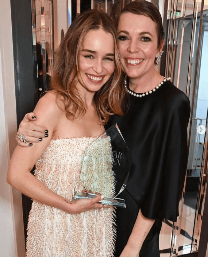 Moment image for Emilia Clarke Attended the Harper's Bazaar Women of the Year Awards