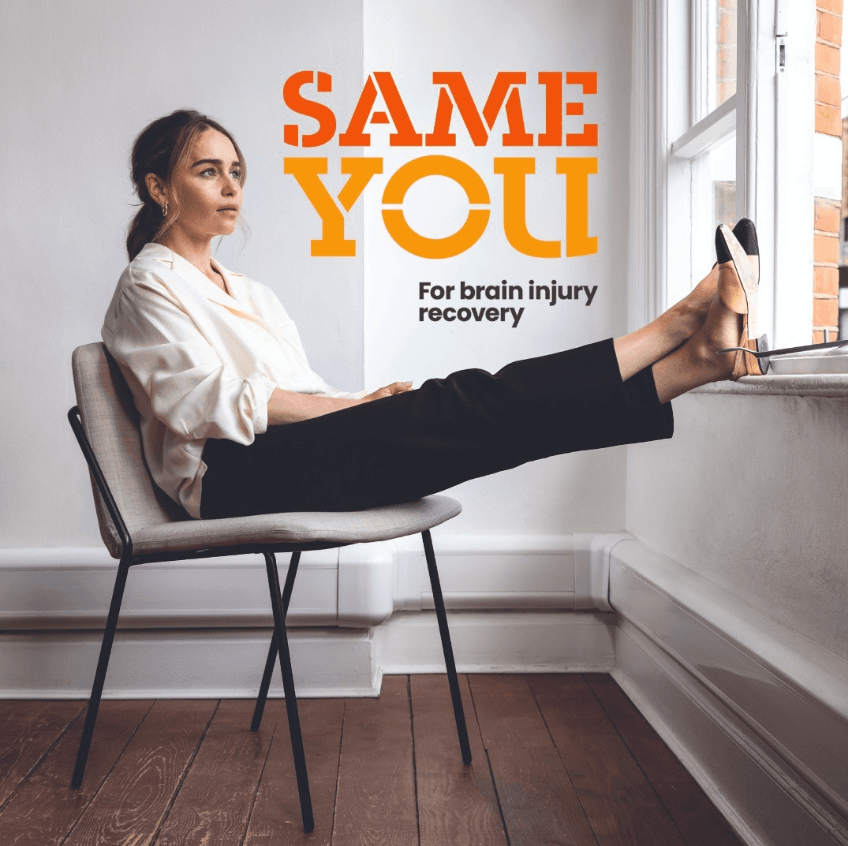 Moment image for Clarke co-hosted a YouTube live stream that raised over £200,000 for her charity SameYou.