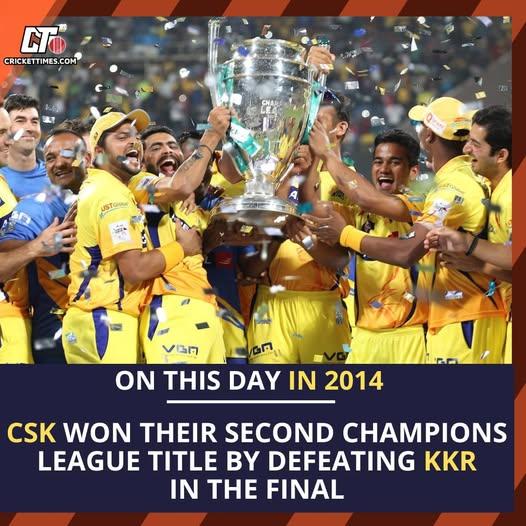 Moment image for CSK Won Second Champions League Twenty20 Title