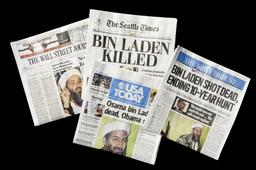 Osama bin Laden, Al-Qaeda leader, killed in Pakistan raid by US forces, ending threat.