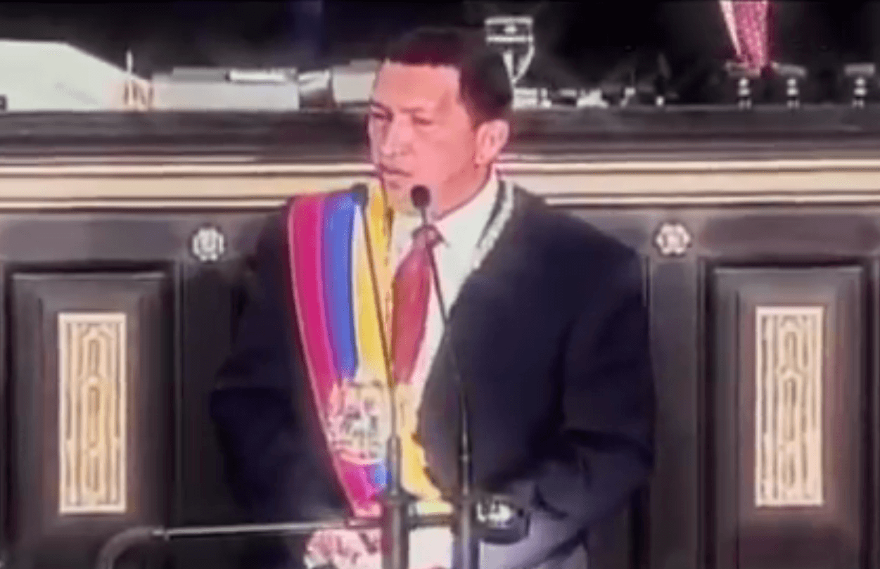 Moment image for Hugo Chavez Re-elected as President