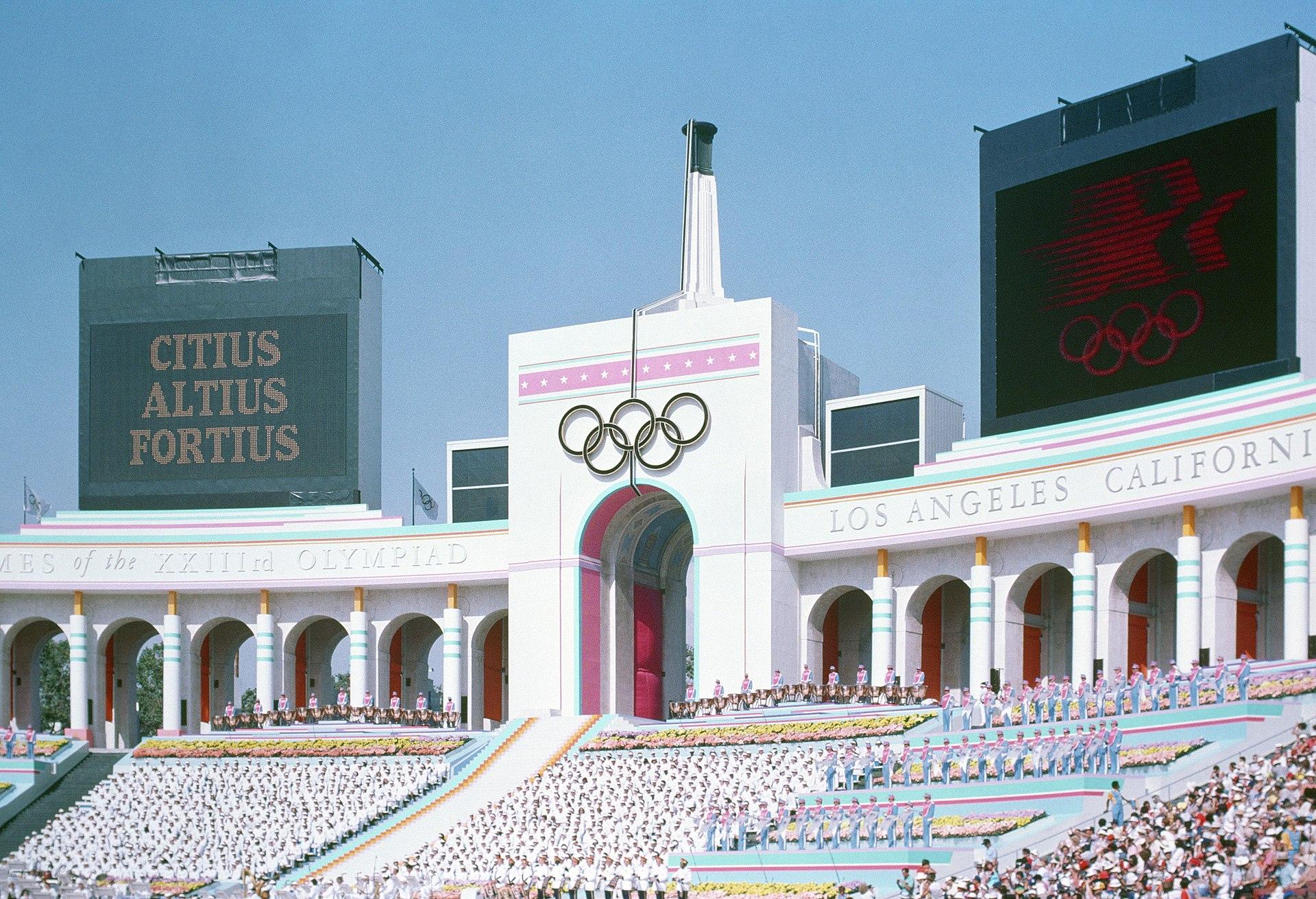 Moment image for United States, Los Angeles Olympics from 28-Jul-1984 to 12-Aug-1984