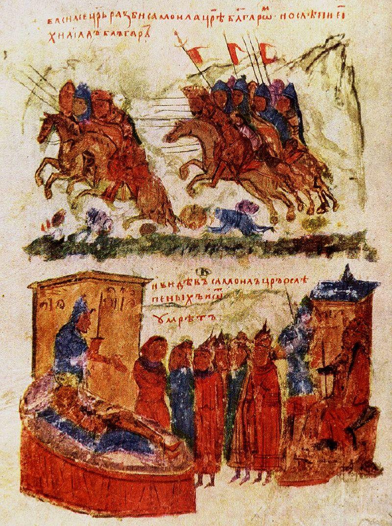 Moment image for Battle of Kleidion: Byzantines defeat Bulgarians.
