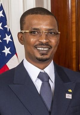 Moment image for Mahamat Déby wins the 2024 Chadian presidential election, succeeding his father Idriss Déby.