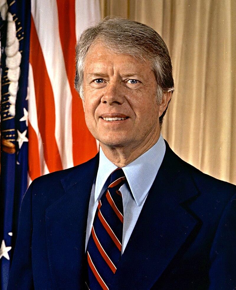 Moment image for Jimmy Carter becomes the 39th President, winning the election.