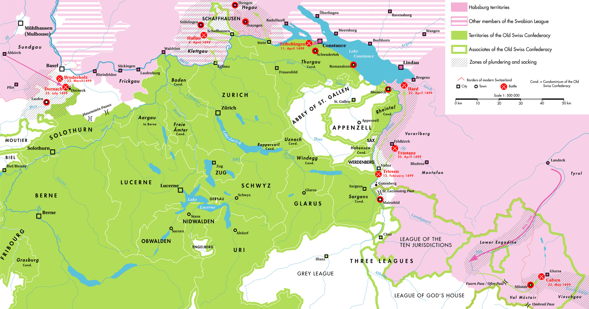 Moment image for The Swabian War: Old Swiss Confederacy's Conflict