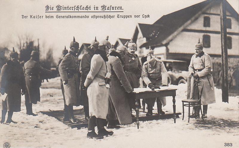 Moment image for Russian army encircled in Second Battle of Masurian Lakes during World War I.