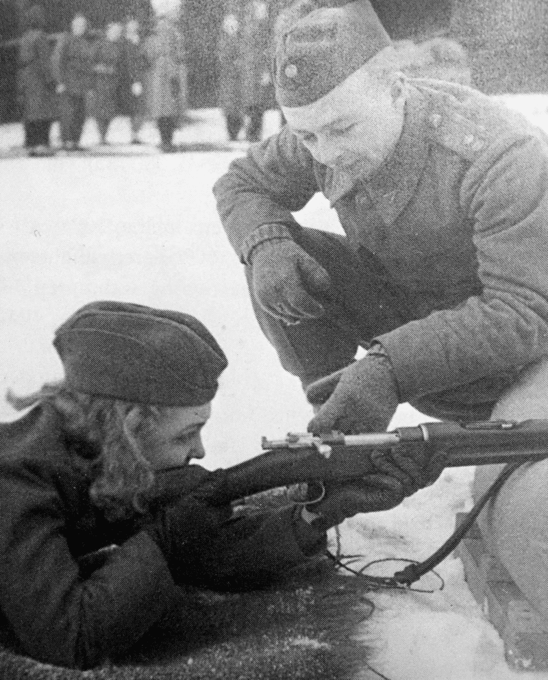 Moment image for Enhancing women's readiness and skills for national security through a female defense group.