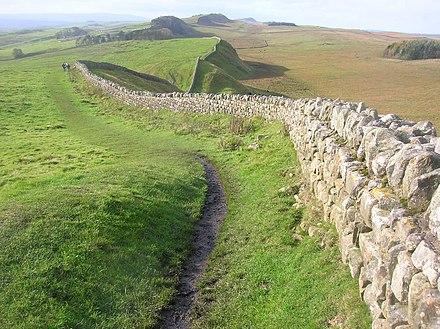 Moment image for Emperor Hadrian initiates building Hadrian's Wall in Britain to mark Roman territory.