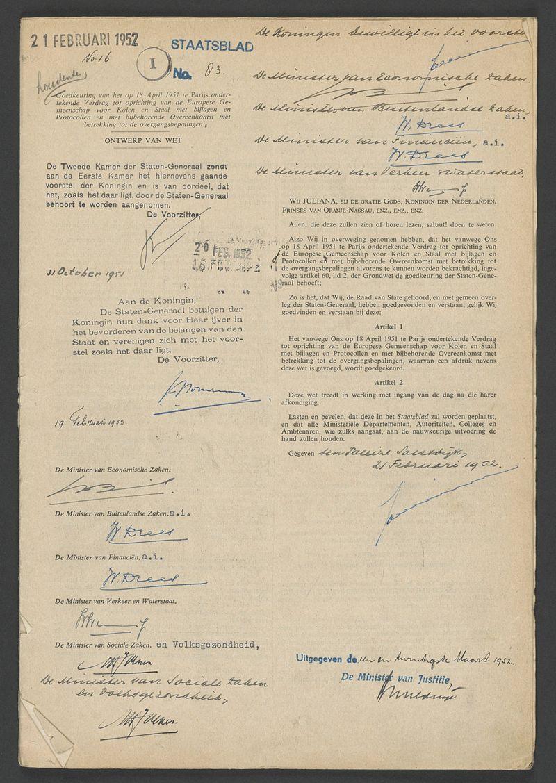 Moment image for Establishment of European Coal and Steel Community for Economic Stability