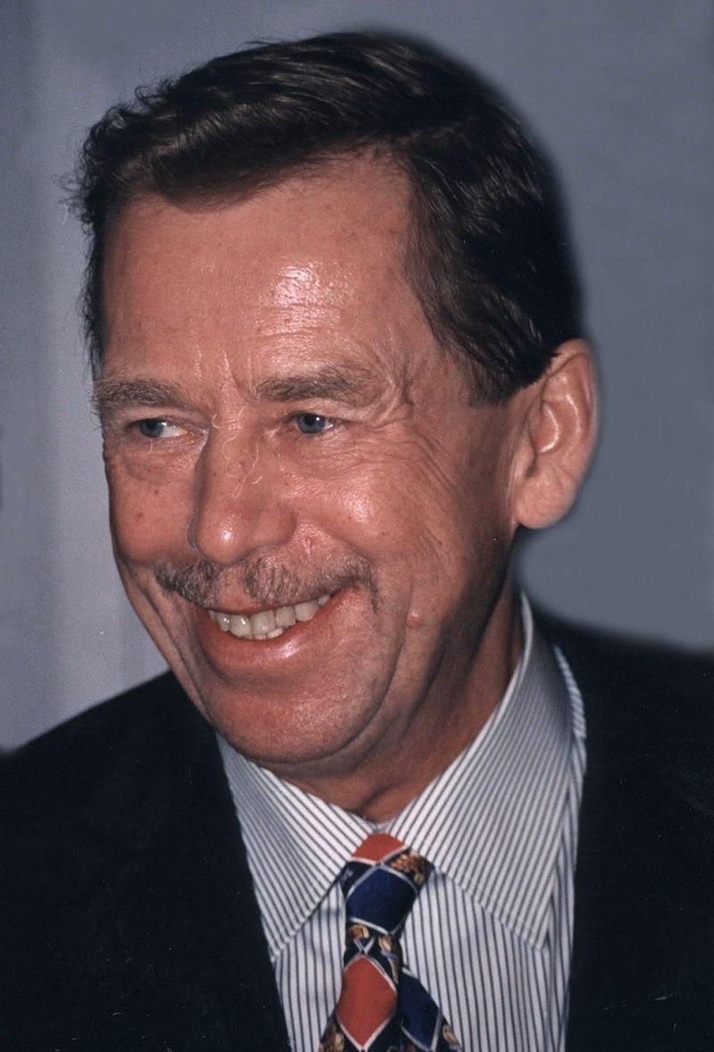 Moment image for Havel urges Czechs to fight "latent racism" in society after hundreds of Gypsies claim persecution and seek asylum in Canada and the UK.
