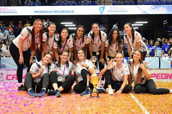Moment image for Costa Rica's women's national volleyball team top in Central America
