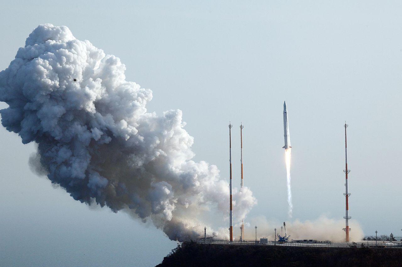 Moment image for First domestic rocket sends satellite to orbit in historic milestone.